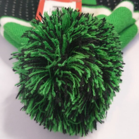 Icon Sports Mexico Cuff Pom Beanie Color Green & Black Official One-Size Hat New - Picture 7 of 13
